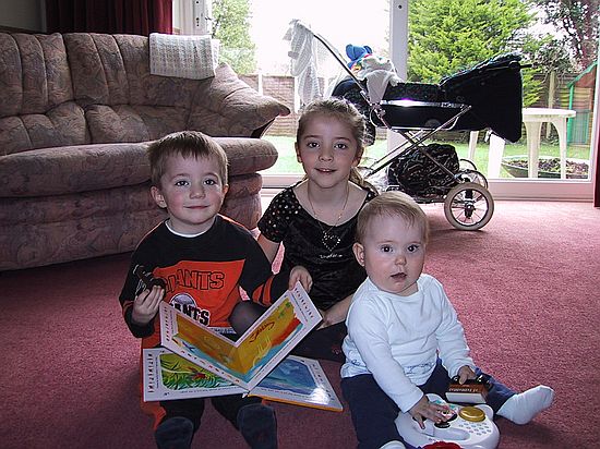 Alexander, Jessica and cousin Emily