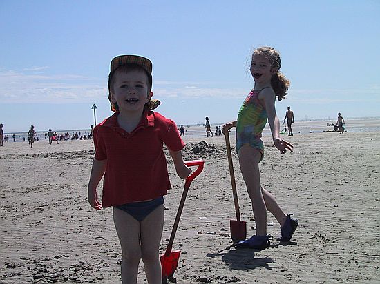 Alexander and Gemma at West Wittering
