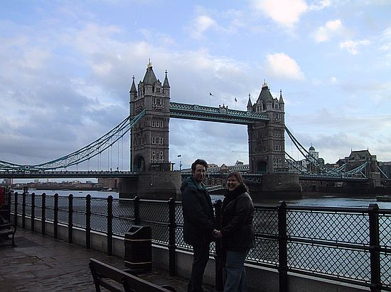 Dan and Pam at London Bridge